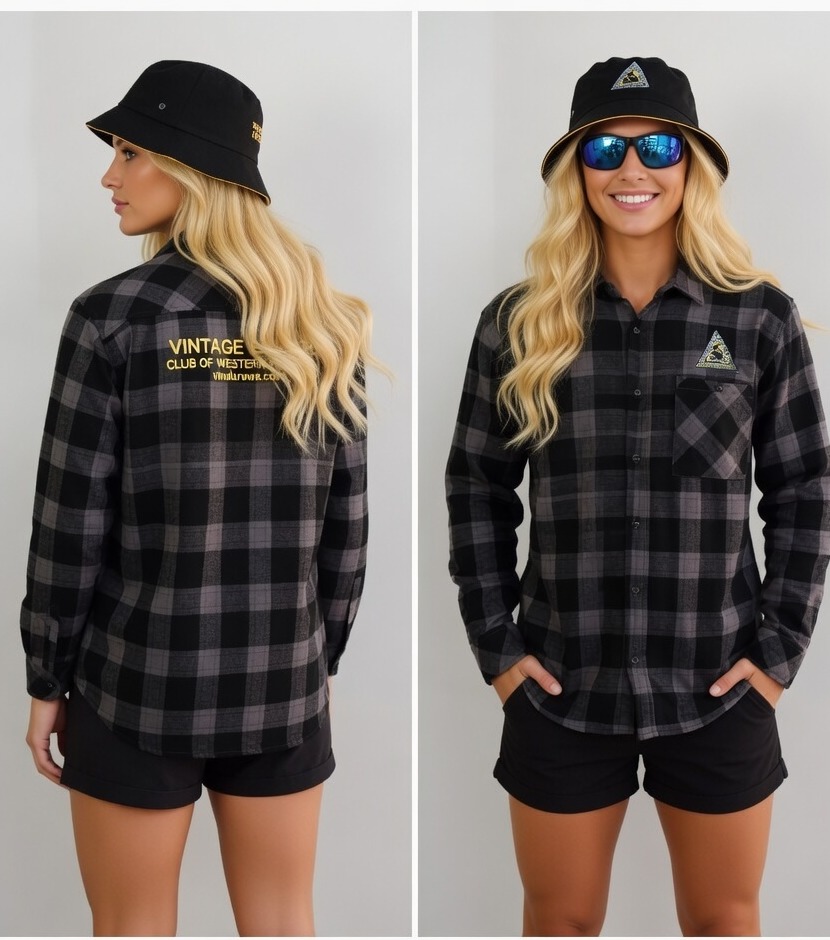 Women's Flannel Shirt front view